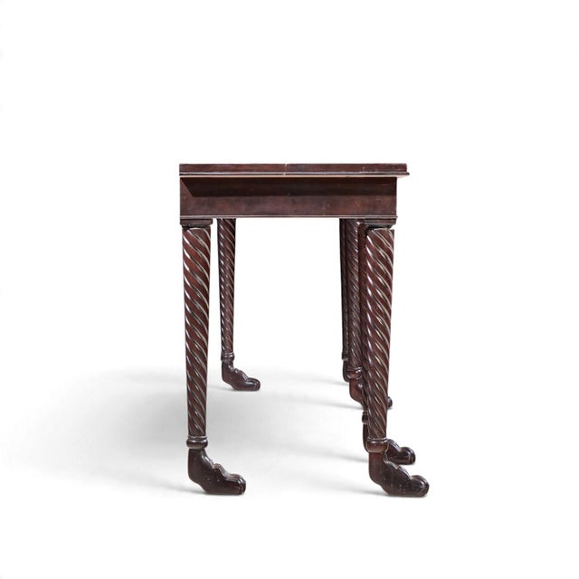Rose Tarlow Rose Tarlow Mahogany Belfast Console Table For Sale - Image 4 of 8