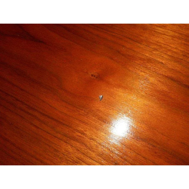 Newly Refinished Mid-Century Modern Drop-Leaf Dining Table by Dunbar For Sale - Image 9 of 12