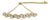 14K Yellow Gold Plated .925 Sterling Silver 1/2 Cttw Diamond Sideways Hearts Bolo Bracelet (H-I Color, I1-I2 Clarity) - 4”-10” Adjustable For Sale