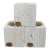 Vintage Mexican Travertine Marble Candle Holders - Set of 3 For Sale