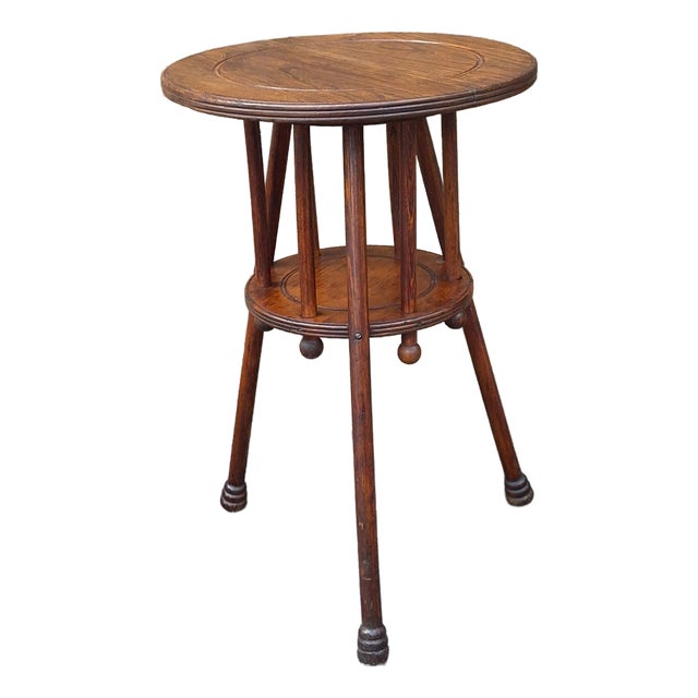 Late 19th Century Arts & Crafts Cricket Side Table For Sale