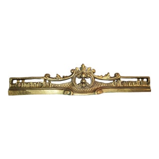 French 19th Century Rococo L. XV Andiron Centerpiece For Sale