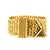 Vintage Italian 18k Gold Wide Openwork Link Bracelet, 72.9 Grams For Sale - Image 13 of 15
