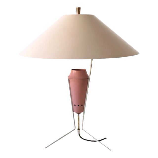 Large Mid-Century Modern German Table Lamp, 1950s For Sale