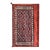 Early 20th Century Persian Yamut Bag Face Rug For Sale