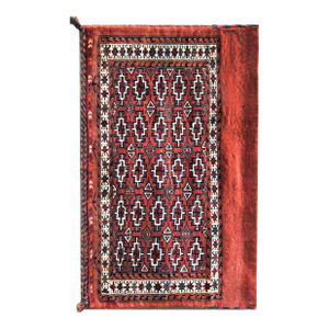 Early 20th Century Persian Yamut Bag Face Rug