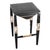 Metal "Celebre" Bar Stool With Stainless Steel, Bronze and Tailor Made Leather For Sale - Image 7 of 7