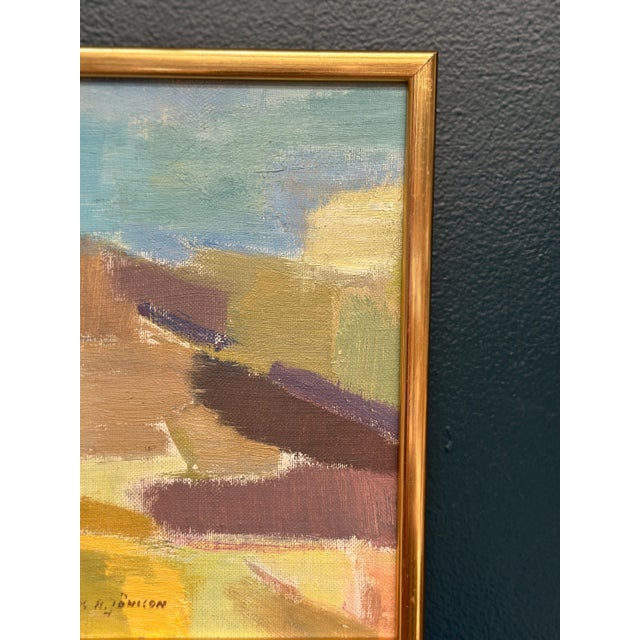 Anders A. Jönsson, Sommardag Krokås, 1960s, Oil Painting on Panel, Framed For Sale - Image 8 of 17