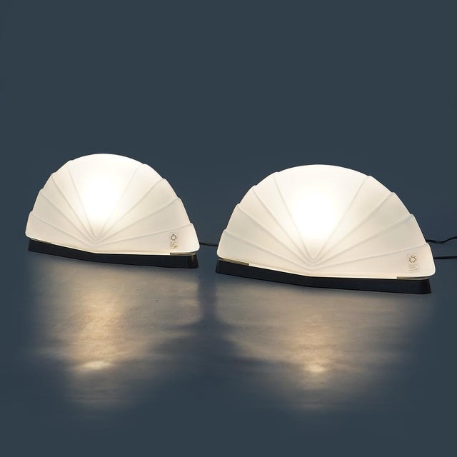 Flores Table Lamps by Paolo Nava for Leucos, 1980s, Set of 2 For Sale - Image 13 of 15