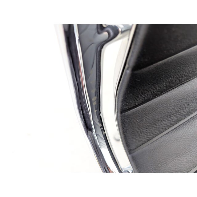 EA 108 Chair in Black Leather by Charles & Ray Eames for Vitra For Sale - Image 9 of 17