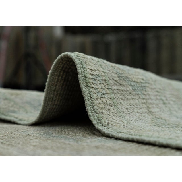 Textile Turkish Oushak Rug 2'2" x 10'1" #19293 For Sale - Image 7 of 8