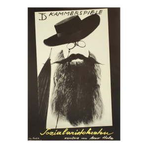 1994 Original German Poster, Sozialaristokraten (The 100 Best Posters Collection)
