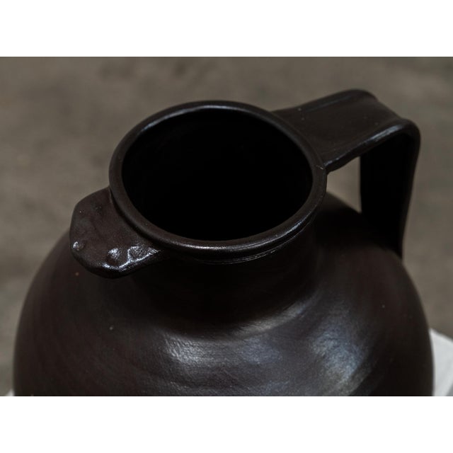 Large Terracotta Bakers Jug from Jean and Geneviève Dubost, 1970s For Sale - Image 6 of 9