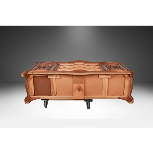1960s French Provincial Style Triple Dresser Sideboard Buffet by Bassett For Sale - Image 12 of 12