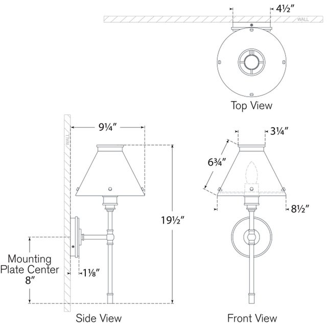 Description: Embodying industrial minimalism with a touch of elegance, the Chapman & Myers Parkington collection merges...