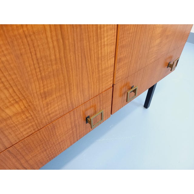 Vintage Teak and Metal Wardrobe, 1960s For Sale - Image 4 of 16