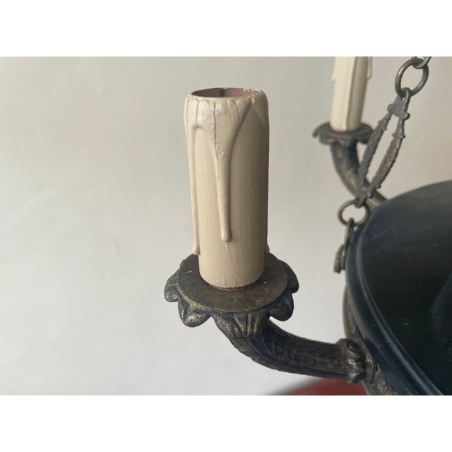 Antique French Pendant Lamp, 1800s For Sale - Image 9 of 18