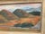 Orange Small Southwestern Oil on Board of Mountains Signed J Guthrie For Sale - Image 8 of 12