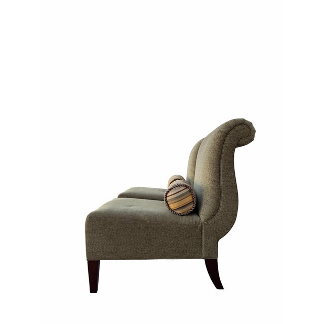Baker Furniture Company Barbara Barry for Baker Slipper Chairs - A Pair For Sale - Image 4 of 8
