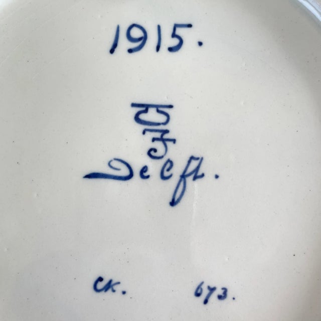 Contemporary Installation of Ceramic Plates and Oil on Canvas - "Bouquet With Red Salvia" - Set of 9 For Sale - Image 9 of 12