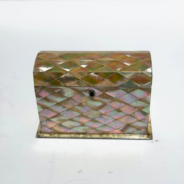 English Mother of Pearl Stationery Box, Circa 1840 For Sale - Image 4 of 6