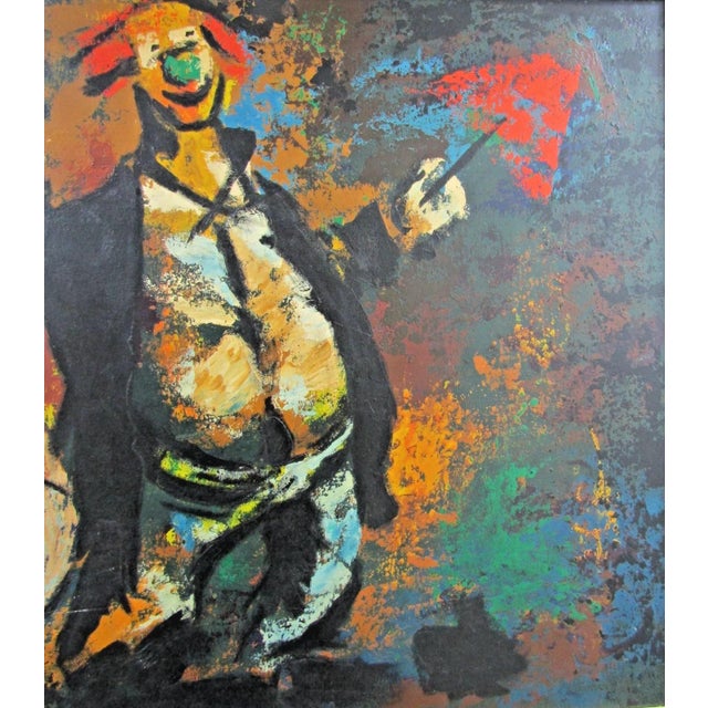 1960s Carlo of Hollywood Anto Framed Oil on Board Painting 1960s For Sale - Image 5 of 11