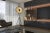Black and Gold Leaf Studio 76 Tripod Floor Lamp by Mariano Fortuny For Sale - Image 3 of 11