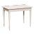 Swedish Gustavian Style 1880s Painted Wood Table with Carved Rosettes and Beads For Sale