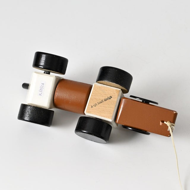 Wood Wooden Pull-Along Dog Toy by Ryk Heuff for Olly Toys, 1970s For Sale - Image 7 of 9