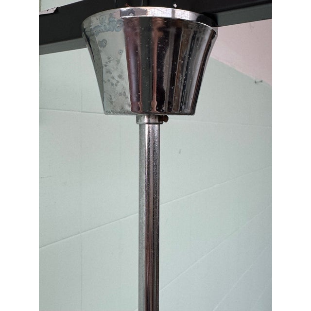 Italian Pendant Light in Glass and Steel from Targetti, 1970s For Sale - Image 14 of 18