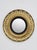 An elegant decorative wall mirror in an openwork brass frame inspired by the Regency style. This model features a classic...