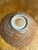 Signed Vintage Ceramic Pedestal Bowl Hand Painted Stripes For Sale In New York - Image 6 of 7