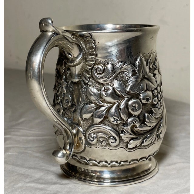 Up for sale is a very rare antique handmade sterling silver mug made in Dublin Ireland in the second half of the 18th...