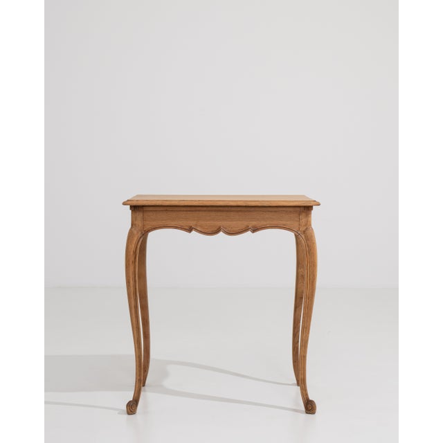 Brown Louis XV Oak Side Table, France, Early 20th Century For Sale - Image 8 of 14