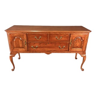 Vintage Kincaid Governor’s Oak Sideboard For Sale