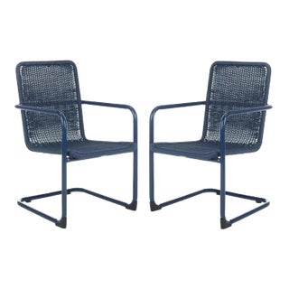 Hutton Chair, Set of 2 - Navy For Sale