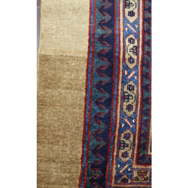 Textile Antique Persian Serab Serapi Carpet, 4'6" X 10'4" For Sale - Image 7 of 13