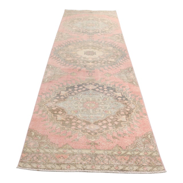 Mid 20th Century Long Turkish Area Runner For Sale