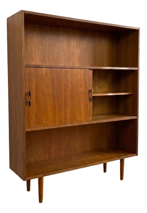 Vintage Danish Bookcase, 1950s