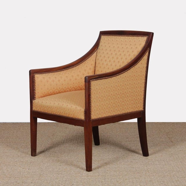 Chair in the style of Jean-Michel Frank, 1930s For Sale - Image 12 of 12