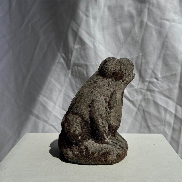 Small Balinese Limestone Frog Sculpture, 2000s For Sale - Image 14 of 18