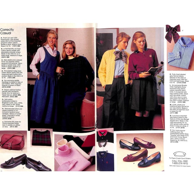 Brooks Brothers Fall 1988 Selections for Men, Women, and Boys Catalog For Sale - Image 4 of 18