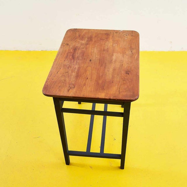 Handcrafted Wooden Coffee Table For Sale - Image 5 of 6