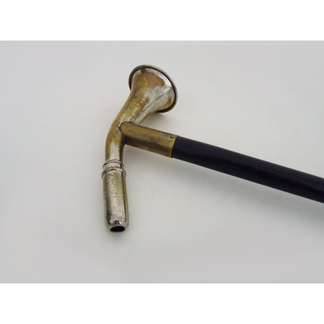 Walking Stick with Wooden Hunting Horn Mechanism, 1890s For Sale - Image 4 of 6