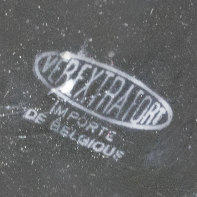 1950s Oversized Black Opaline Glass Vase, Belgium 1950s For Sale - Image 5 of 7