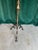 Brass Spanish Iron Floor Lamp on an Elevated Tripod Base For Sale - Image 8 of 12