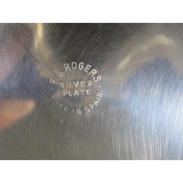 Metal 1960s Silver Plated Goblets With Twist Stems- Set of 8 For Sale - Image 7 of 8