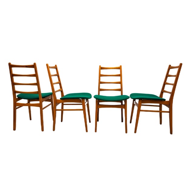 Vintage Scandinavian Style Chairs, Set of 4 For Sale