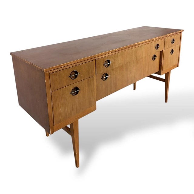 Mid-Century Teak Compact Sideboard from Austinsuite, 1960s For Sale - Image 6 of 9