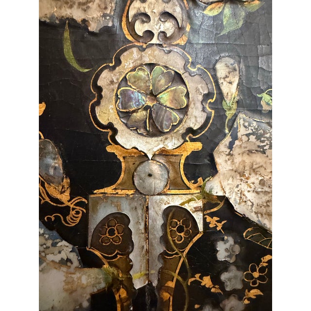 19th-Century Japanned / Chinoiserie Side Chair For Sale - Image 4 of 11